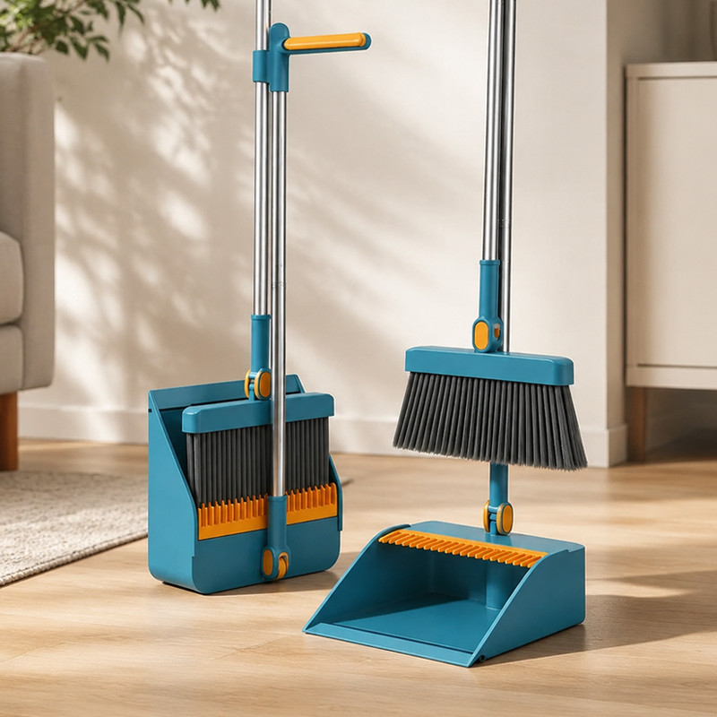 Kids Outdoor Broom - Ensemble balai et pelle à long
