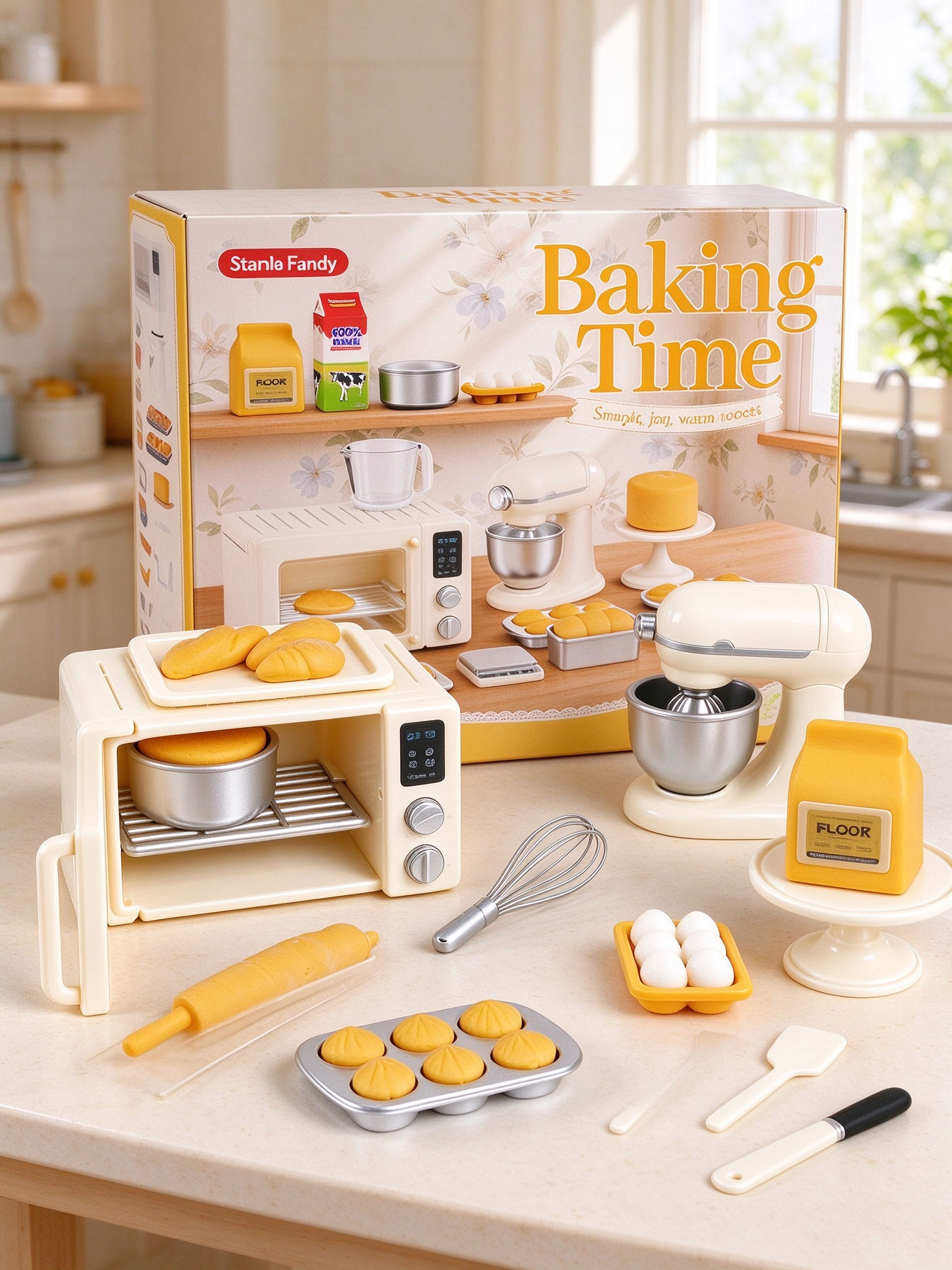 Kids Outdoor Kitchen Accessories - Ensemble de jouets de cuisine miniature