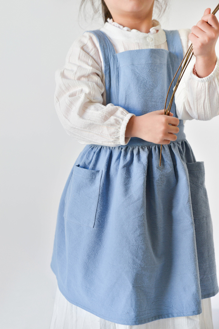 Robe tablier en coton pour enf - Kids Outdoor Kitchen Accessories avis et prix